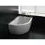 Porcher 1100mm x 1550mm Whirlpool Acrylic Bathtub with Tap-26297265
