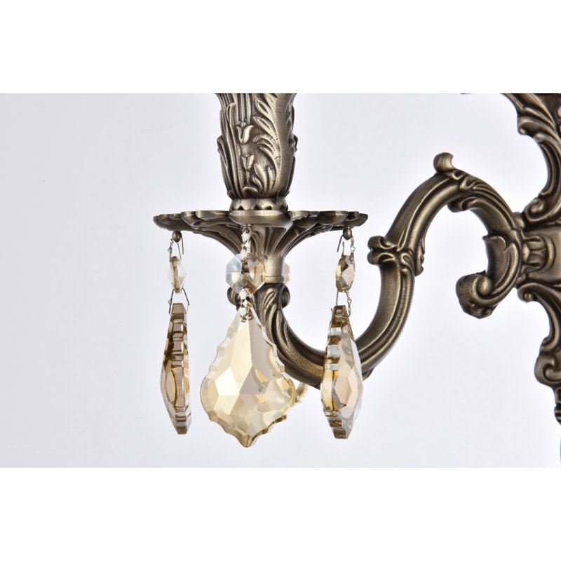 Cristal taillé royal monarque Mardochée, H 11,5 po x l 10 po x P 10 po, Bronze foncé, 2