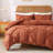 Solayne Boho Tufted Duvet Cover Set – Textured Geometric Pattern, Corner Ties & Zipper Closure-111548995-111548996