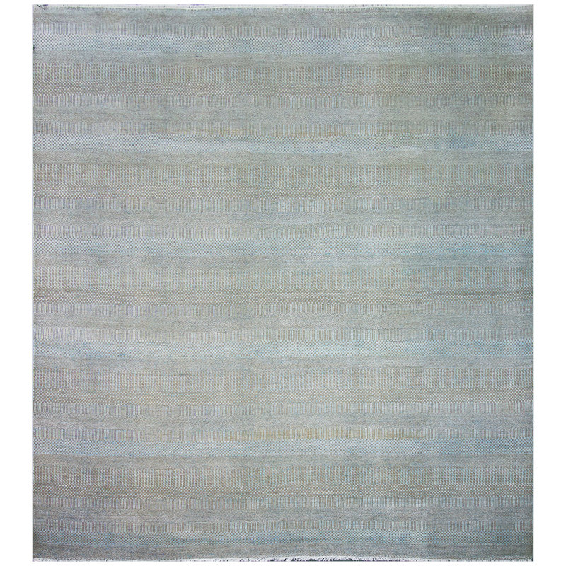 Area Rug in Gray/Blue, Rectangle 9' x 12'