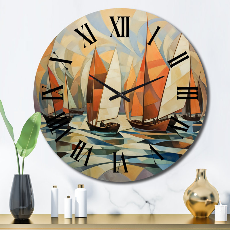 Metal Wall Clock, Large