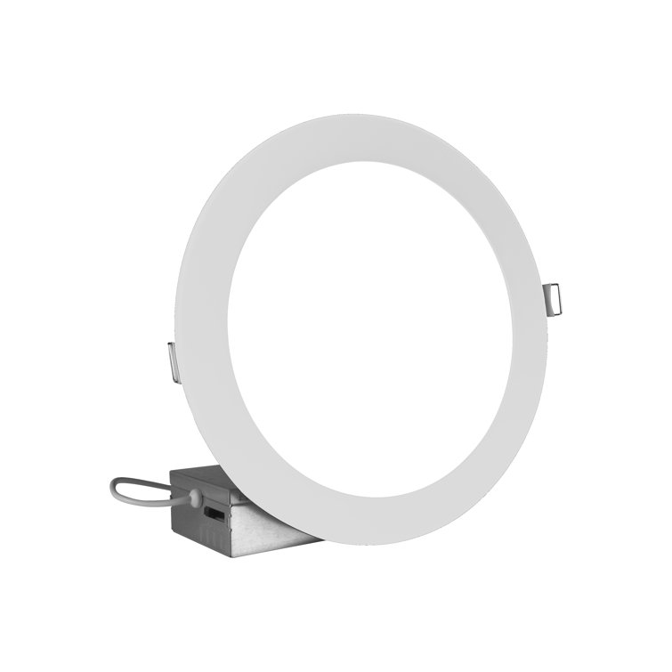 Rels 8" Ultra Slim Selectable CCT IC LED Canless Recessed Lighting Kit