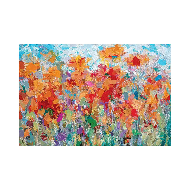 The Visionary Poetry Abstract II by Lena Owens - Painting on Canvas, Wrapped Canvas, 20.32cm H x 30.48cm W x 1.91cm D
