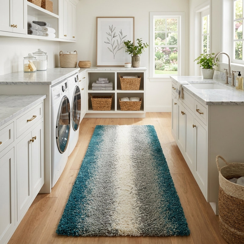  Cloud Soft Touch Shag Rug, Runner 2'7" x 8'
