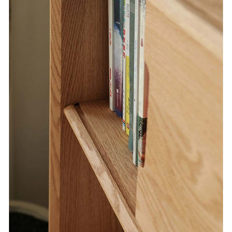 Bibliothèque de rangement Nordic, Chêne
