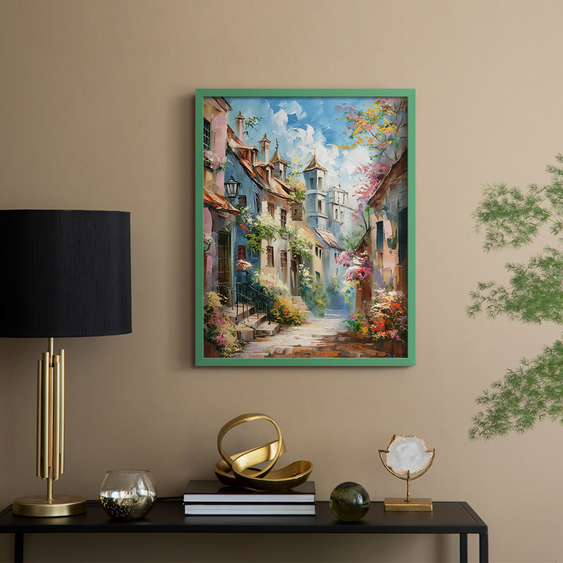 " LANDSCAPES Series CCCLXXVII ", 21" H x 17" W, Green