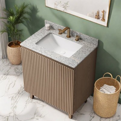 Freestanding Standard With Granite Top
