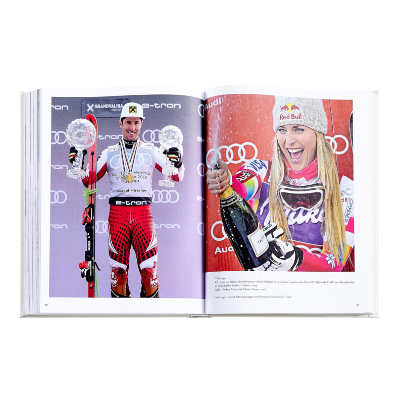 Graphic Image The Ultimate Ski Book, Coffee Table Book, Leather, Ivory
