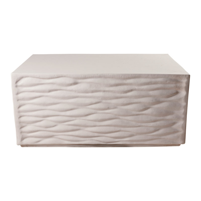 Zen Outdoor Coffee Table, Linen Semi Gloss