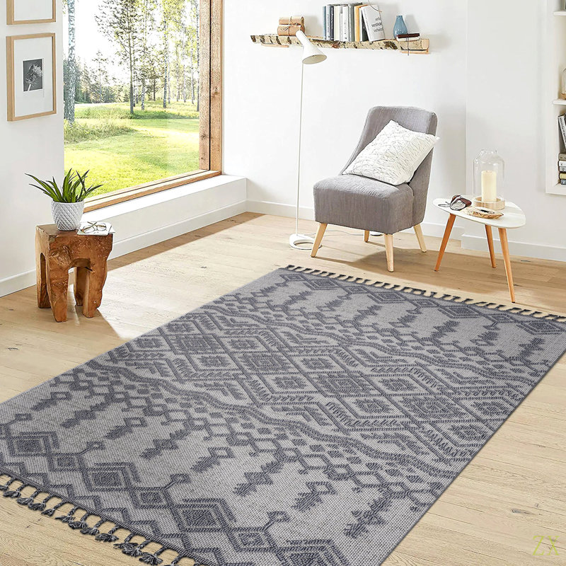 6X9/ Traditional Indoor / Outdoor Area Rug Stain Resistant, Non-Shedding, Friendly For Living Room, Bedroom, Dining Room And High-Traffic Areas