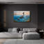  «Lets Play With The Dolphins». par Maria Laura Bratoz, art mural en verre acrylique, 36 po x 24 po-359182552