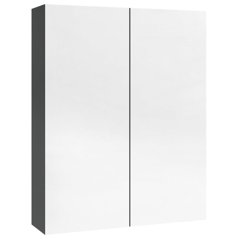 Guile Bathroom Cabinet, Shining Grey