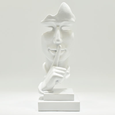 Sculpture Adam & Friends Home Silence Is Golden | 1 pièce