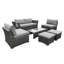 Englis Metal 2-Person Seating Group with Cushions