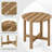 High-Density Polyethylene (HDPE) Round Side Table-346688294-356150598