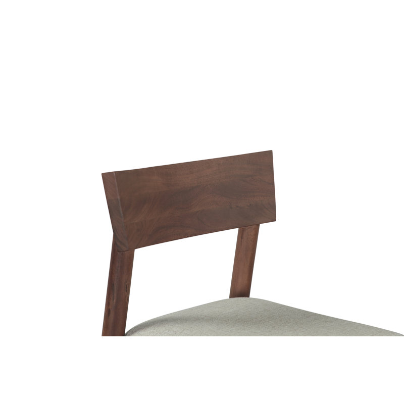 Hampton Upholstered Stool with Solid Wood Frame