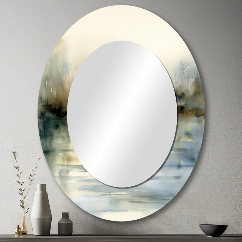 Miroir Makris - animaux en métal, 43 po x 33 po