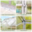 Walk-In Polycarbonate Greenhouse for Outdoors, Heavy-Duty Aluminum Frame with 2 Roof Vents and Swing Door-126285993