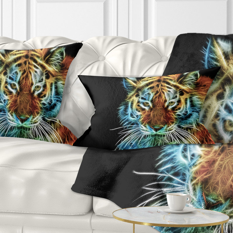 Coussin lombaire en pomme d’éclairage tiger
