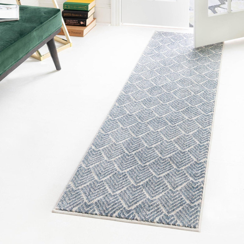 Jera Geometric Indoor Rug, Runner 2'7" x 12'