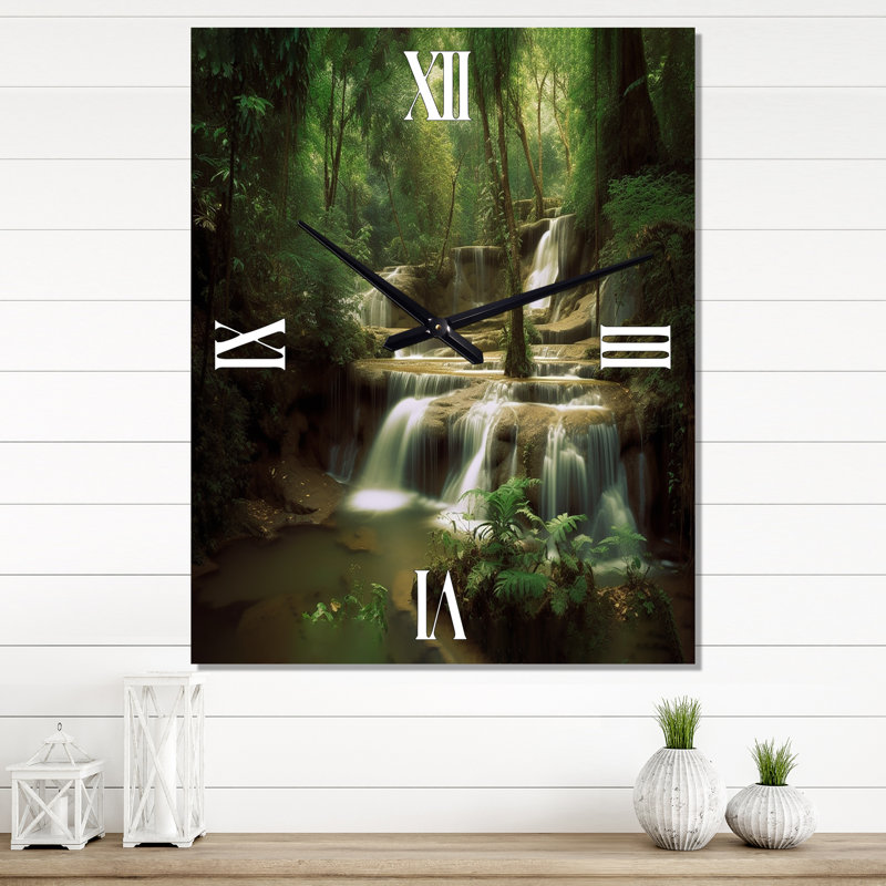 Horloge murale Jassiem, H 32 po x l 24 po x P 1 po