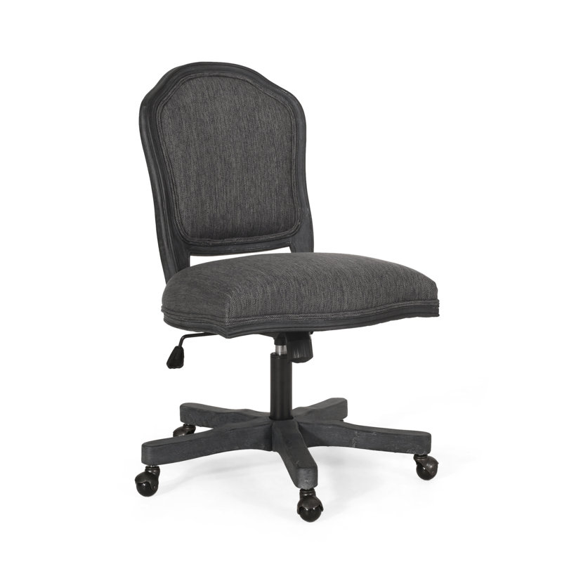 Chaise de travail Swope, Naturel, Tissu