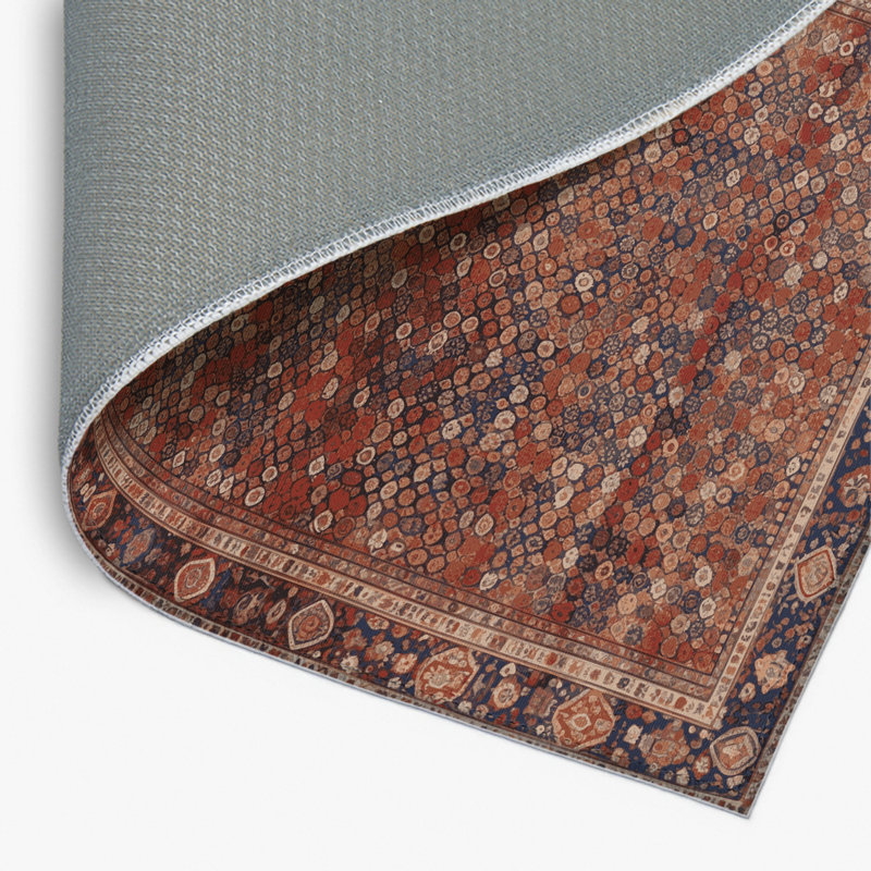 Tapis d'intérieur et d'extérieur brun Persian, Rectangle 2' x 3'