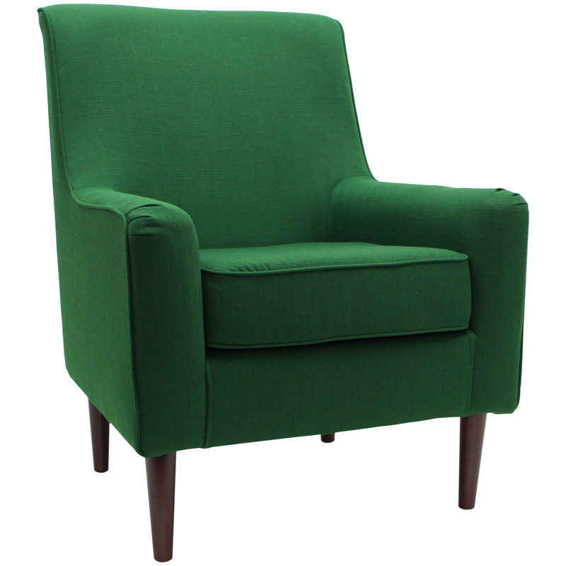 Fauteuil Feurstein, Mélange de polyester émeraude