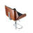 Madalynn Swivel Upholstered Adjustable Height Counter Stool with Metal Frame-24863067-24863068