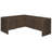 Regency Legacy 77 In. L Desk With Single Pedestal Drawer Unit- Neo Walnut-102051721