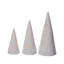 The Holiday Aisle® 11.5 in. Holiday Cone Tree Embossed Set of 3