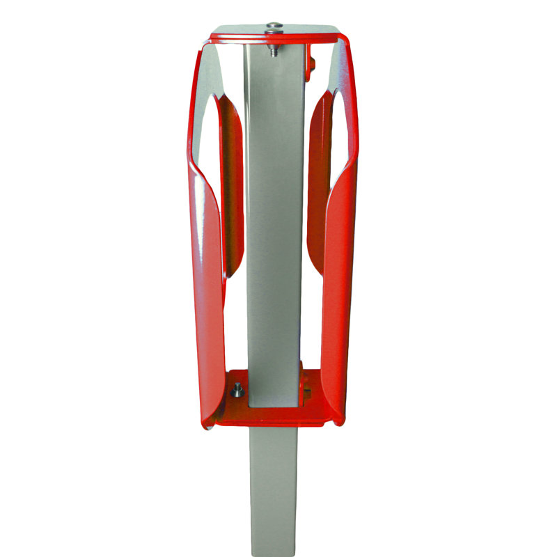 Support pour 2 vélos ancrés, Rouge