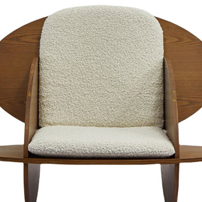 Chaise berçante en sherpa Modern Fashion