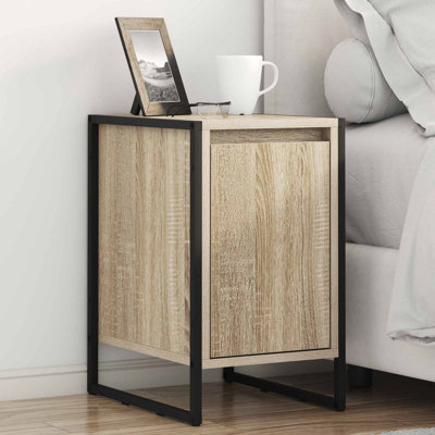 39.5cm W Manufactured Wood Bedside Table