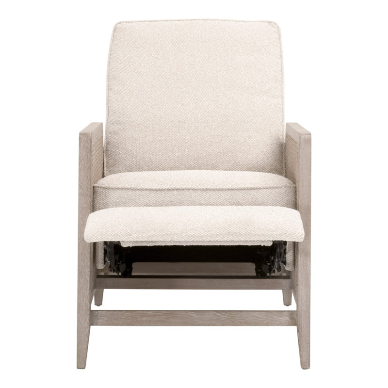 Leone Cream Fabric Recliner Chair