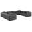 Ivion Upholstered U-Shaped Sectional Reversible-94884372