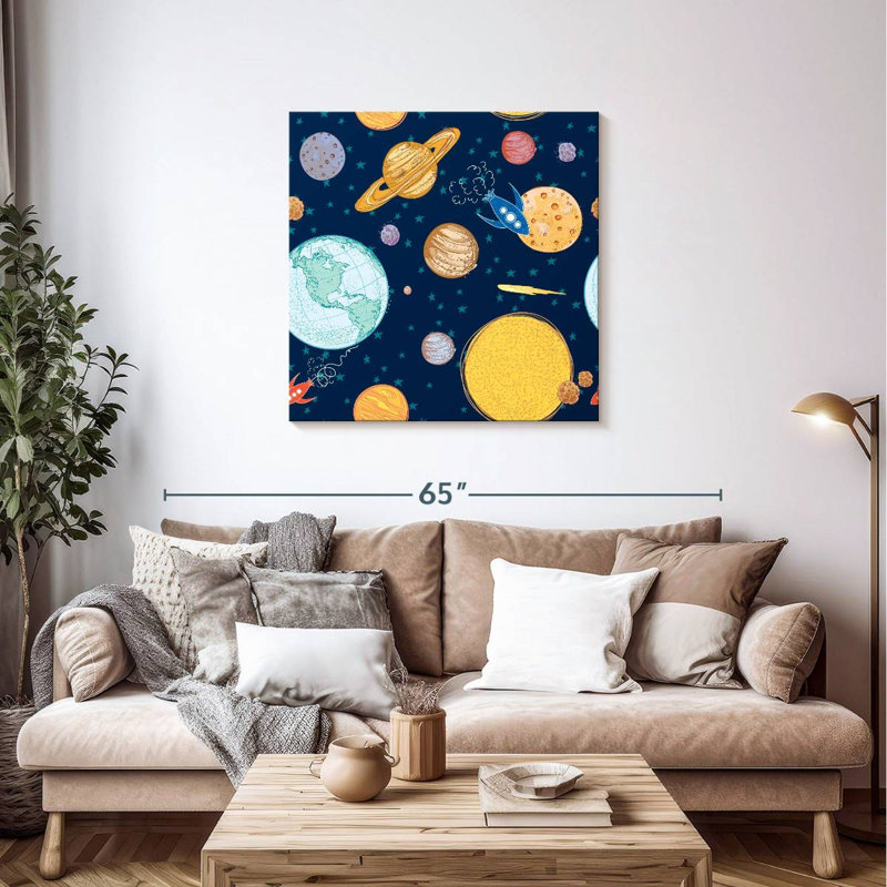 Oberle Space Journey Pattern, 36" H x 36" W