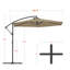 Parasol décalé de patio de 10 pi, parasol d'extérieur robuste avec verrou de sécurité et mât surélevé-122765751