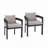 Patio Outdoor Aluminum Dining chair-2020794069-2020794071