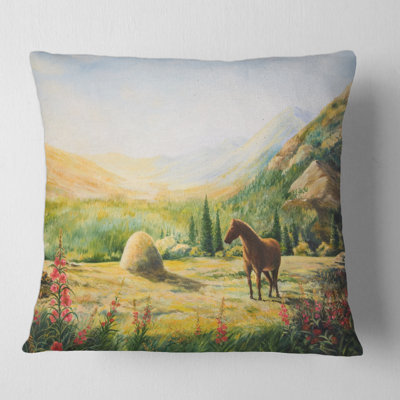 Animal Print Throw Pillow