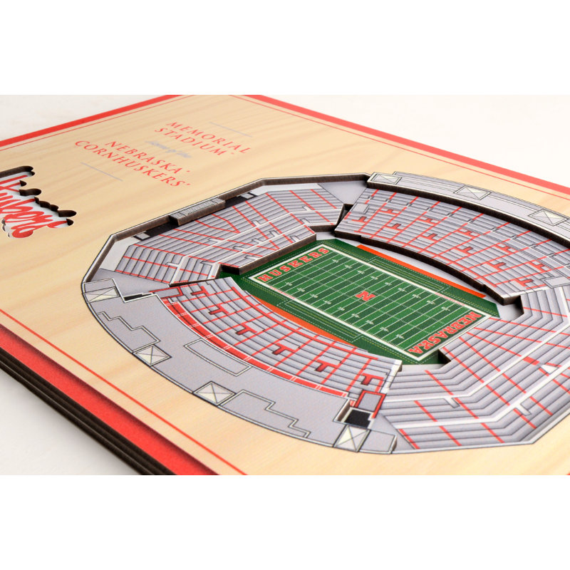 Affichage de bureau ncaa 3d stadiumviews, Université du Nebraska, Lincoln