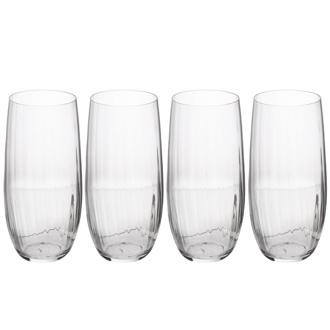 Mikasa Treviso Crystal Highball Glasses, 400ml