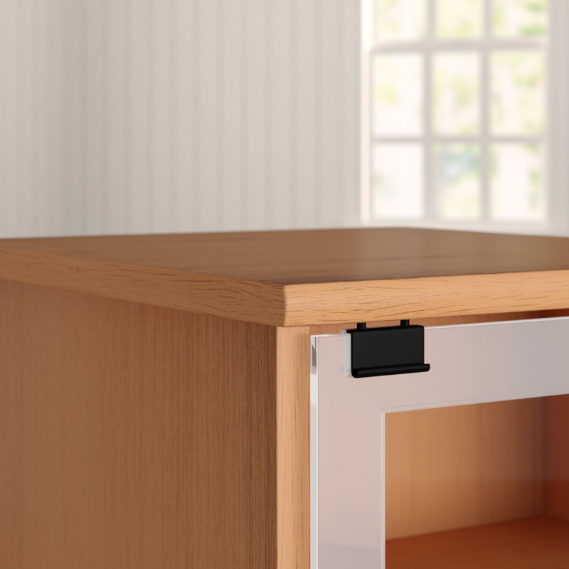 Valenza Wood 93cm H Media Cabinet, Beech
