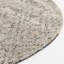 Tapis d'intérieur rond en polyester Bungalow Rose Plath Nikita 7 pi 10 po