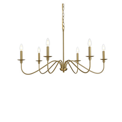 Ableton Iron 6-Light Chandelier