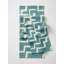 Chemin de table intérieur / extérieur turquoise Nomad Maze 14 x 72 po-1853909336