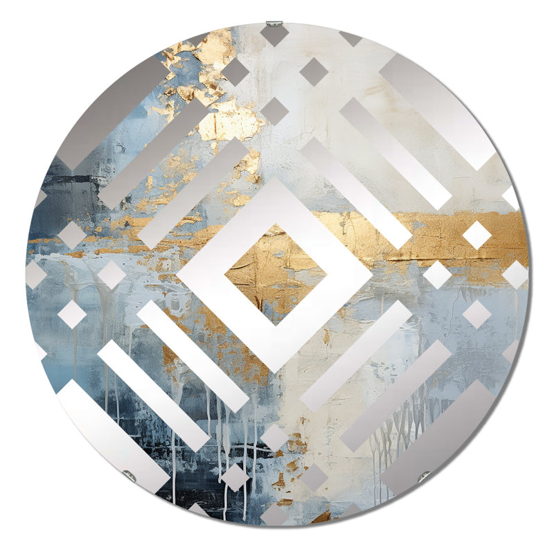 Lashauna - Miroir décoratif diamant, 31,4 po x 31,4 po