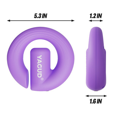 Electric Ergonomic Fascia Massager - 8 Speed High-Frequency Vibration for Deep Tissue Massage & Fat Burning, Ultra-Quiet 45DB Portable Design with Extended Waist Strap, Perfect for Home & Office Muscle Recovery