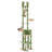 Adjustable Height Cactus Cat Tree Floor To Ceiling Cat Tower With 7 Tiers Climbing Activity Centre With Cozy Hammocks, 5 Platforms And Scratching Posts-1432104850