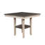 Dining Room Rustic Style Antique White 5Pc Dining Set Counter Height Table W Shelf Unique High Chairs Furniture